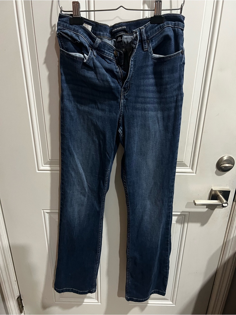 Calvin Klein Jeans Straight Leg Dark Blue Denim